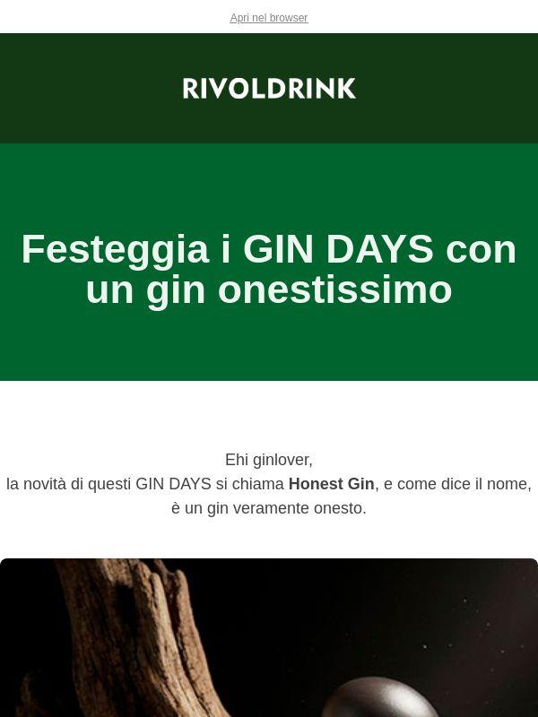 🍸️ Un gin onesto per i GIN DAYS...