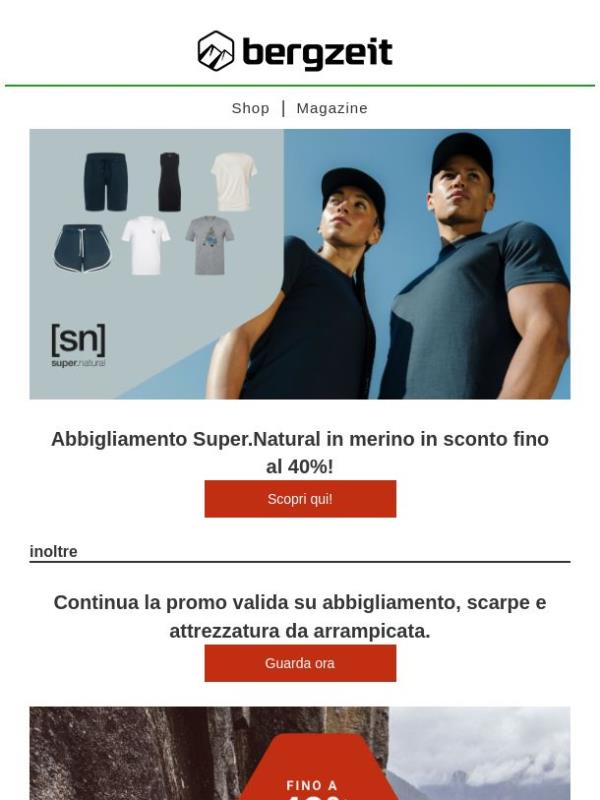 🔴Abbigliamento merino e lifestyle fino a -40%