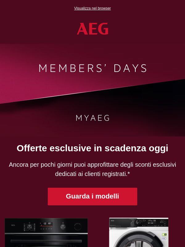 ⏰Termina oggi: offerte dedicate ai membri