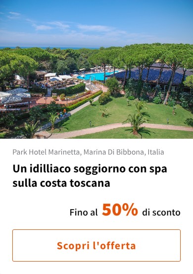 Un idilliaco soggiorno con spa sulla costa toscana