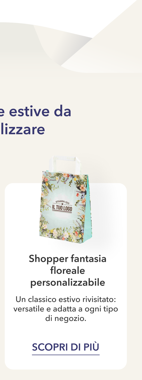 Shopper fantasia floreale