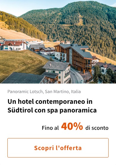 Un hotel contemporaneo in Südtirol con spa panoramica