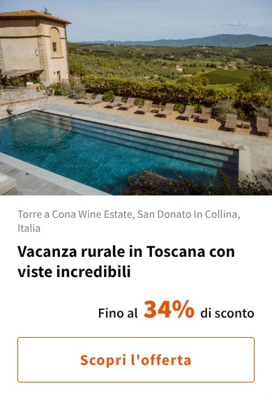 Vacanza rurale in Toscana con viste incredibili