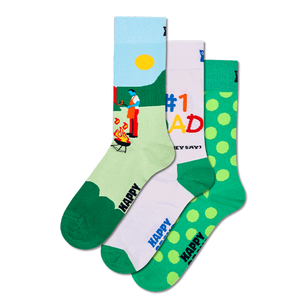 Set regalo N°1 Dad Socks, confezione da 3