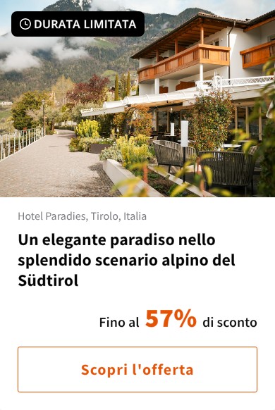 Un elegante paradiso nello splendido scenario alpino del Südtirol
