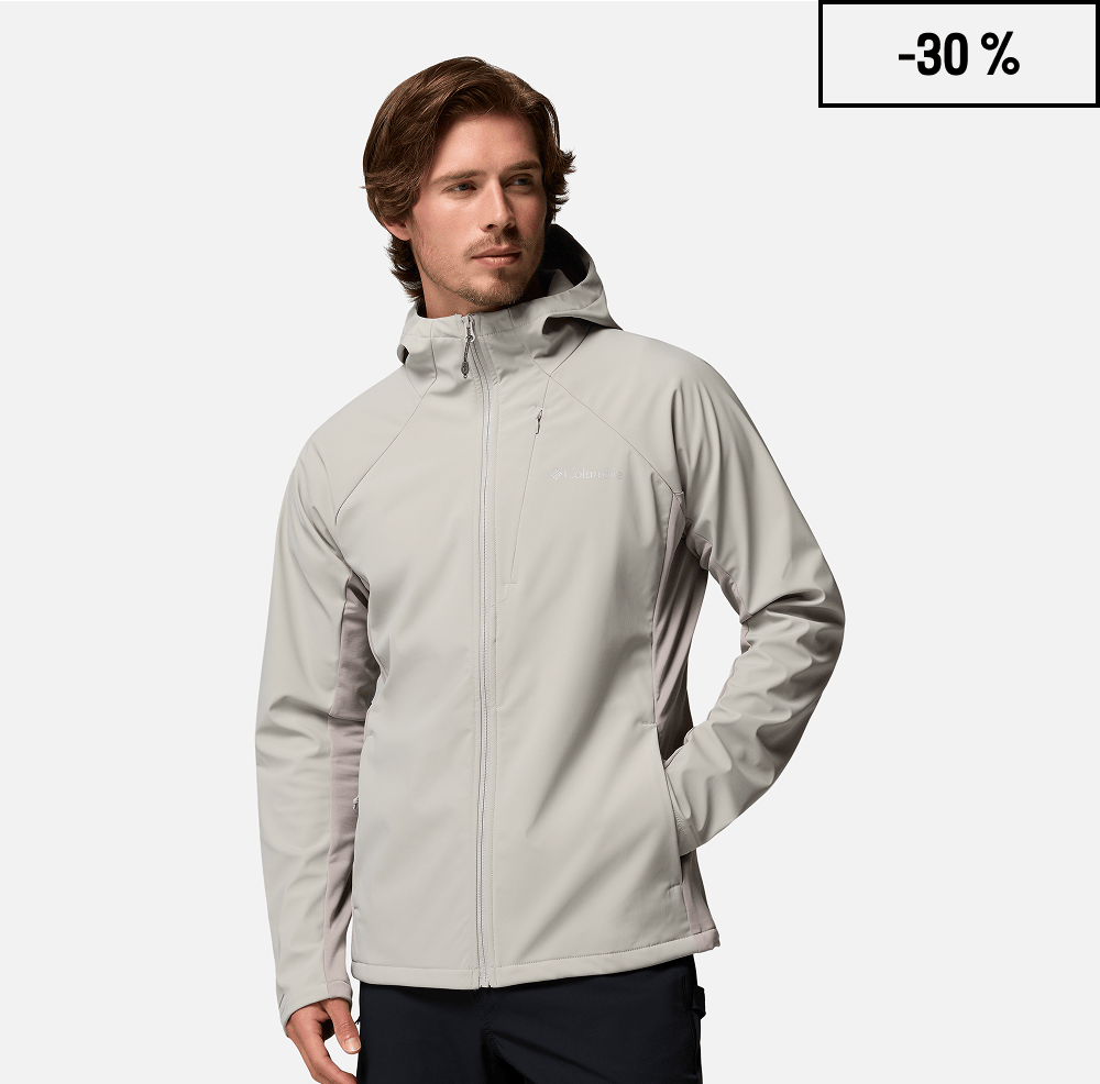 Giacca softshell con cappuccio Trailborne™ da uomo