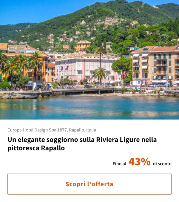 Un elegante soggiorno sulla Riviera Ligure nella pittoresca Rapallo