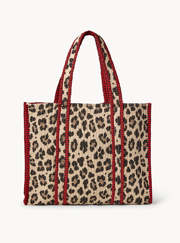 Borsa Shopper stampata animalier