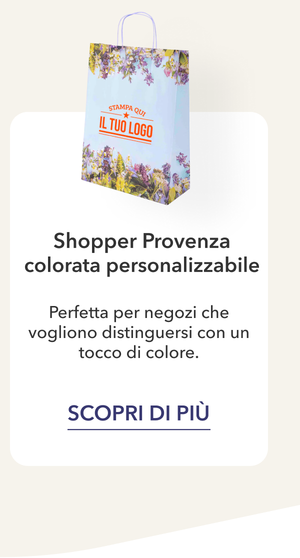 Shopper provenza personalizzabile