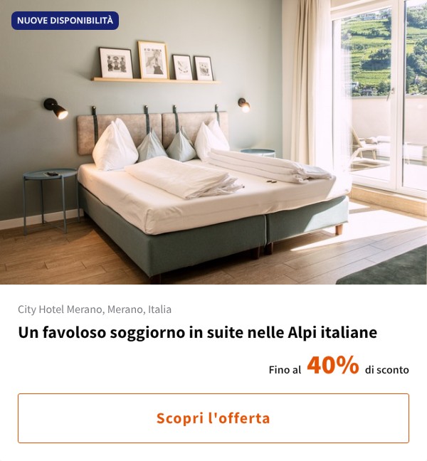 Un favoloso soggiorno in suite nelle Alpi italiane