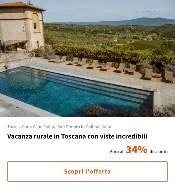 Vacanza rurale in Toscana con viste incredibili