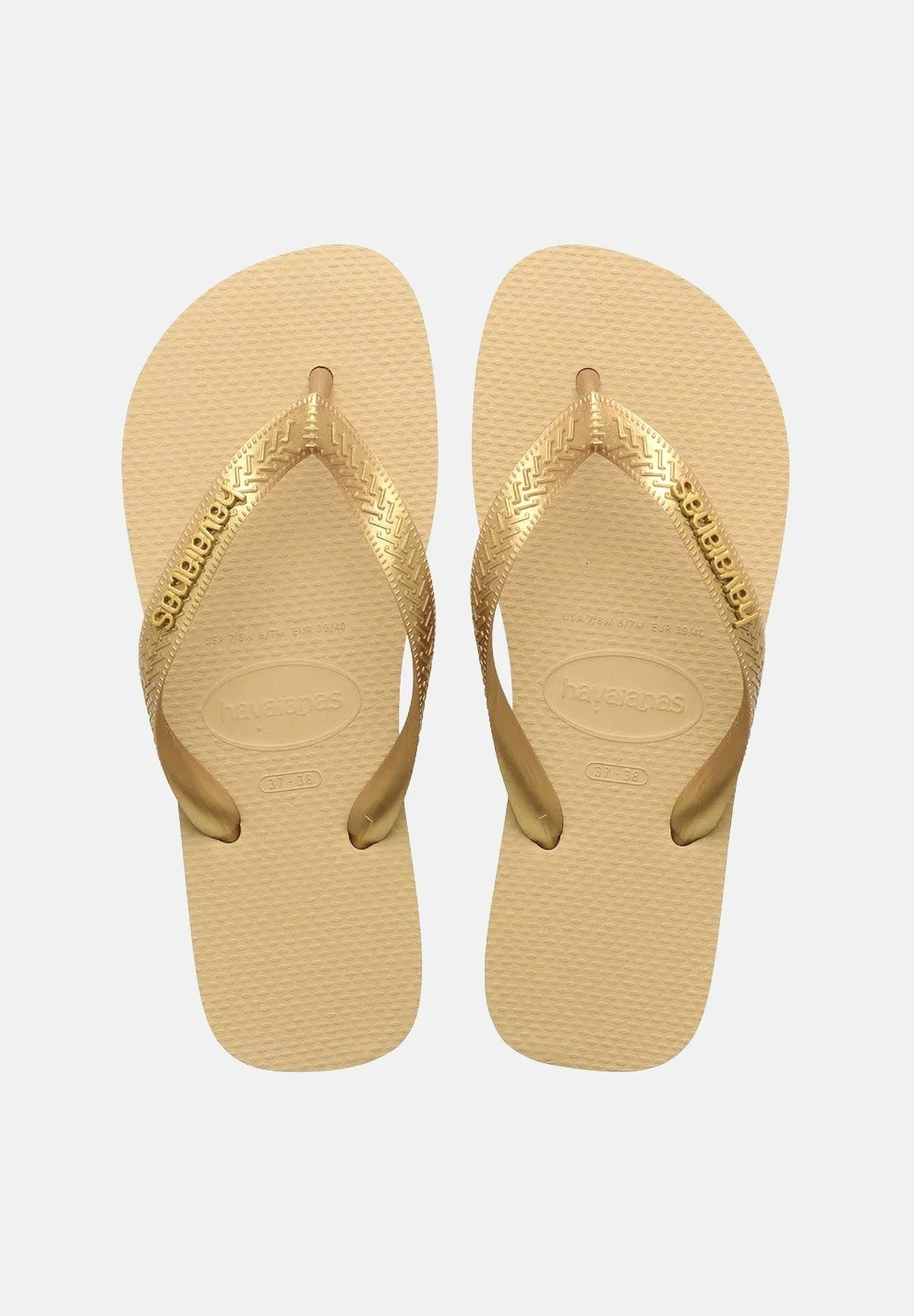 Image of HAVAIANAS Infradito Logo Metallic oro da donna
