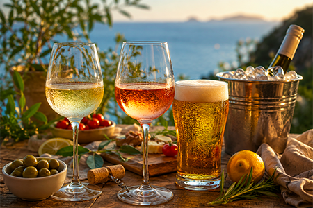 Alcolici in tavola: vini estivi o birra? 3 idee per non essere banale