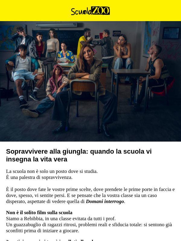 Sopravvivere alla giungla: quando la scuola vi insegna la vita vera
