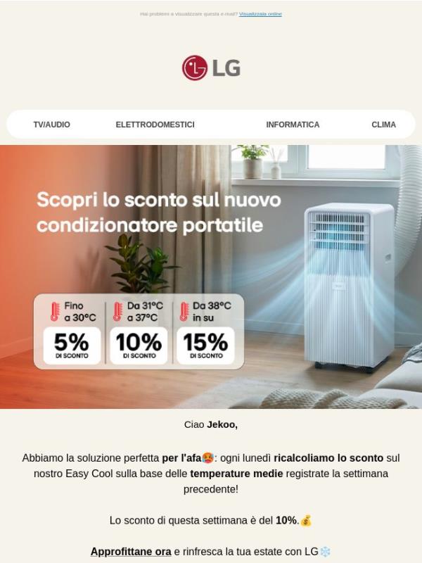 Caldo? Ci pensa LG!