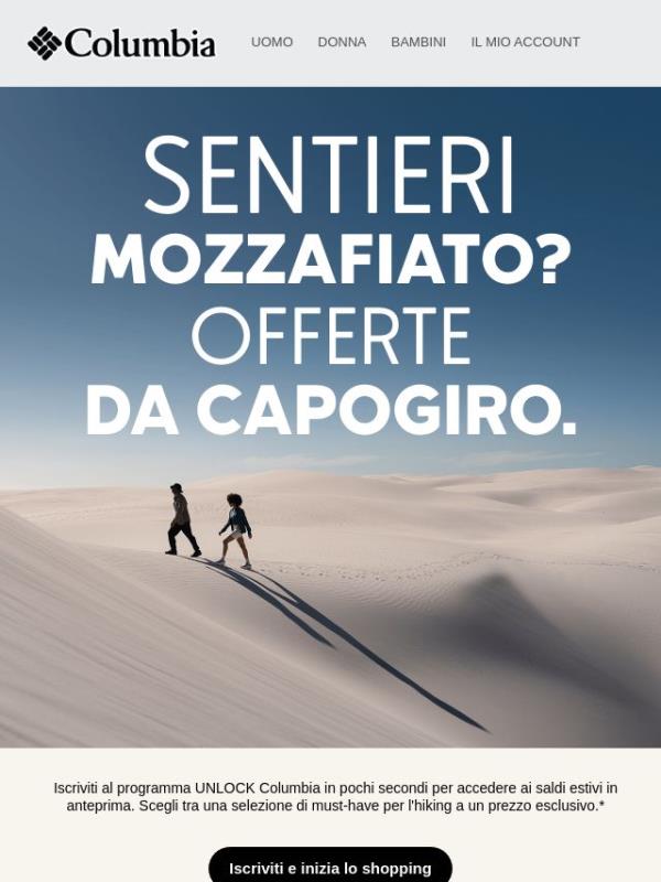 Approfitta di sconti sull'hiking 🔥 Iscriviti
