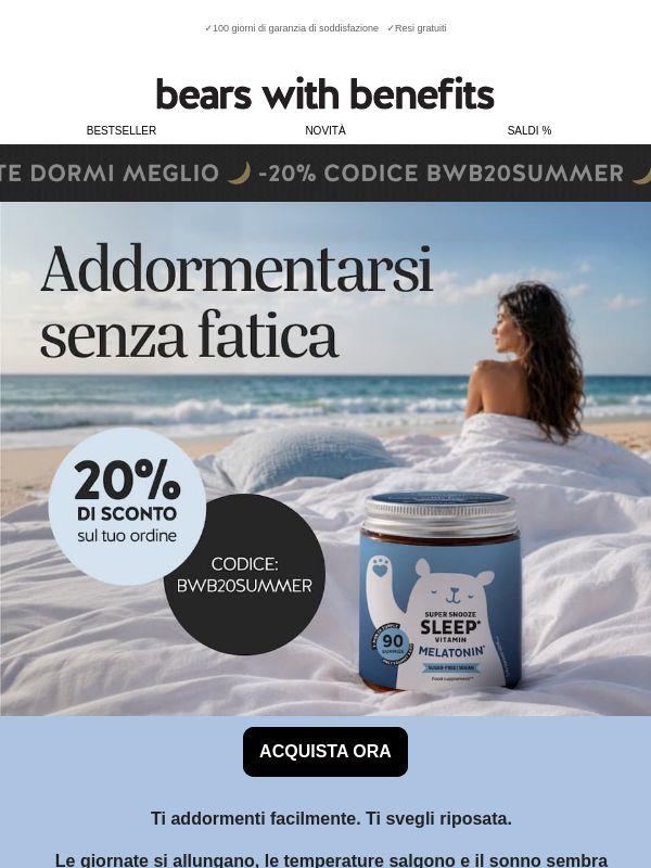 Quest’estate, niente notti in bianco🌙