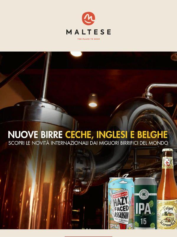 Birre ceche, inglesi e belghe — ordina ora le novità 🍺