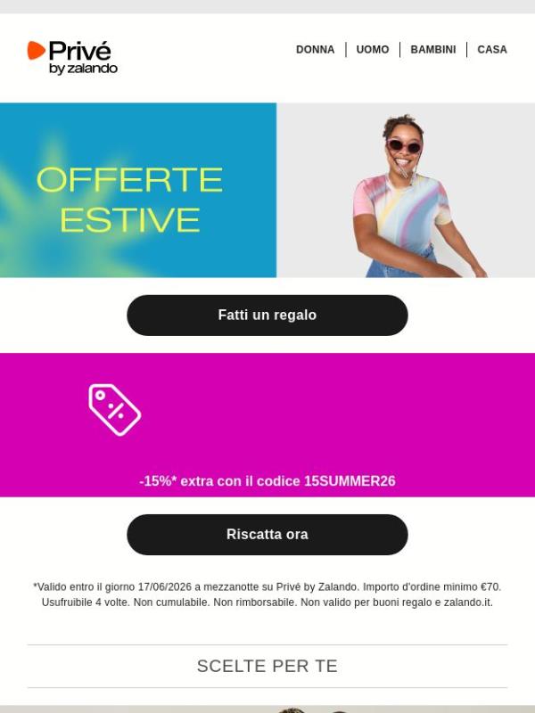 15% extra su Versace Jeans Couture, Calvin Klein Jeans & Napapijri 🏖️