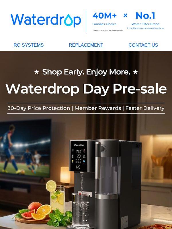 La prevendita del Waterdrop Day è arrivata!