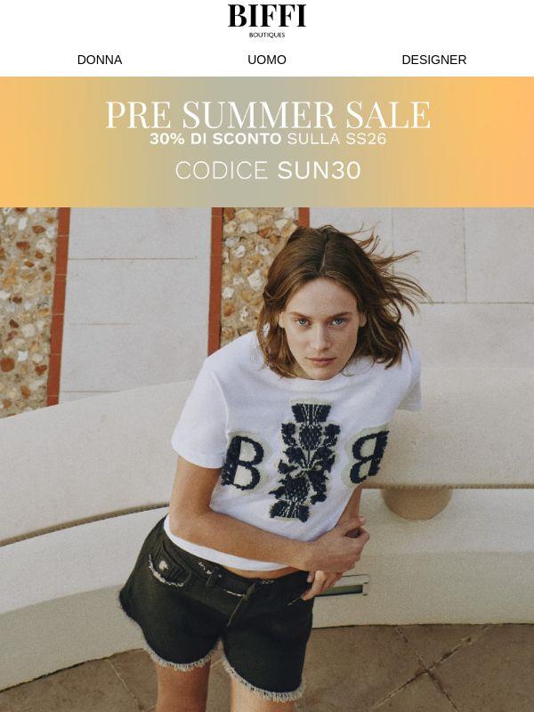 LAST CALL PRE SUMMER SALE: -30% sui preferiti SS26