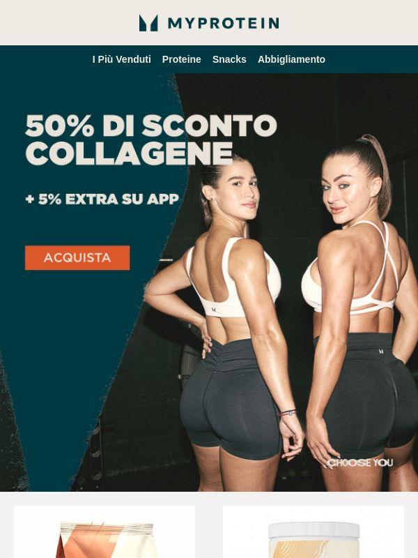 -50% su tutta la Linea di Collagene 🎉
