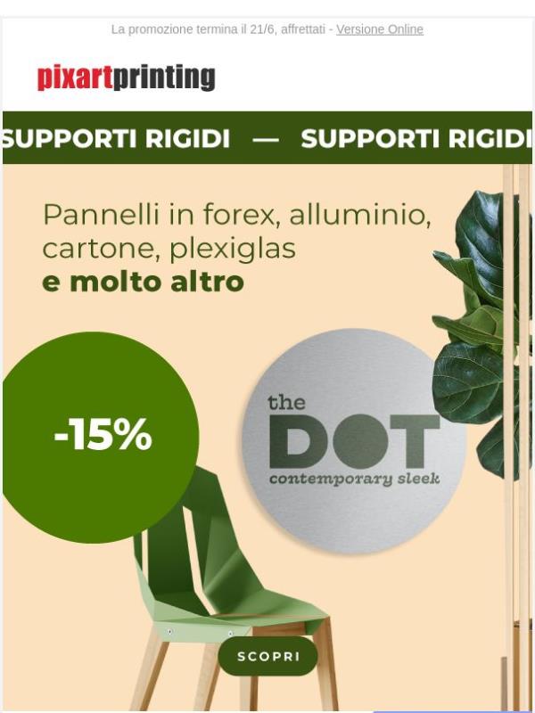 Supporti rigidi al -15%: approfitta del risparmio