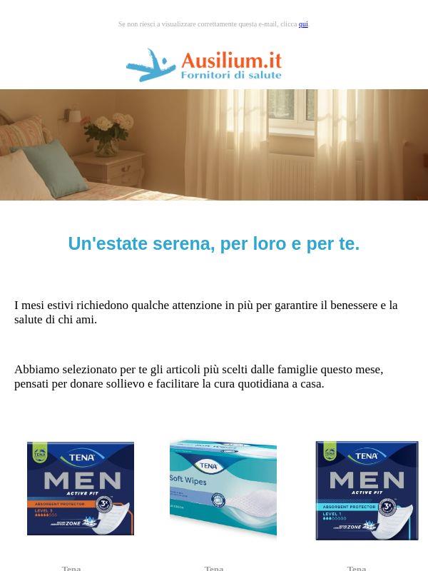 Fai scorta di serenità per l'estate con lo sconto del 10%