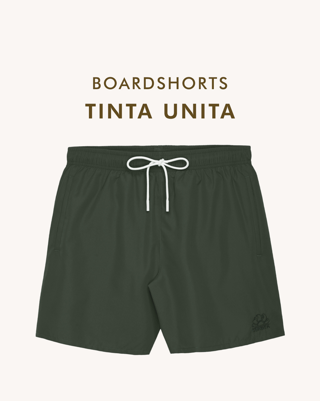 SUNDEK_boardshorts tinta unita