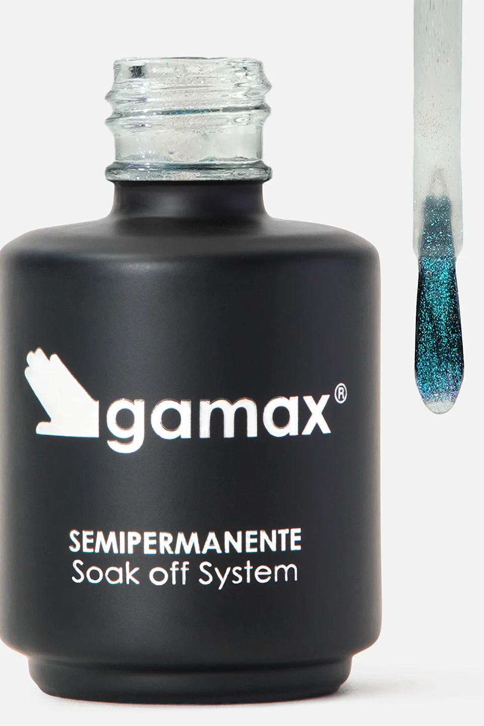 Image of Smalto semipermanente turchese glitter Celestia 15 ml