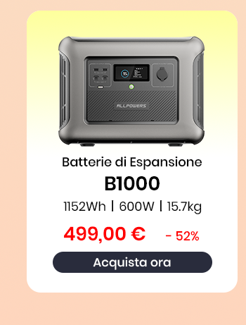 B1000 Batteria di espansione 1152Wh
