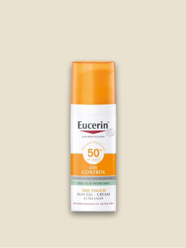 Eucerin Sun Gezichtsolie Control Sun Gelcrème Droog SPF50+ 50 ml