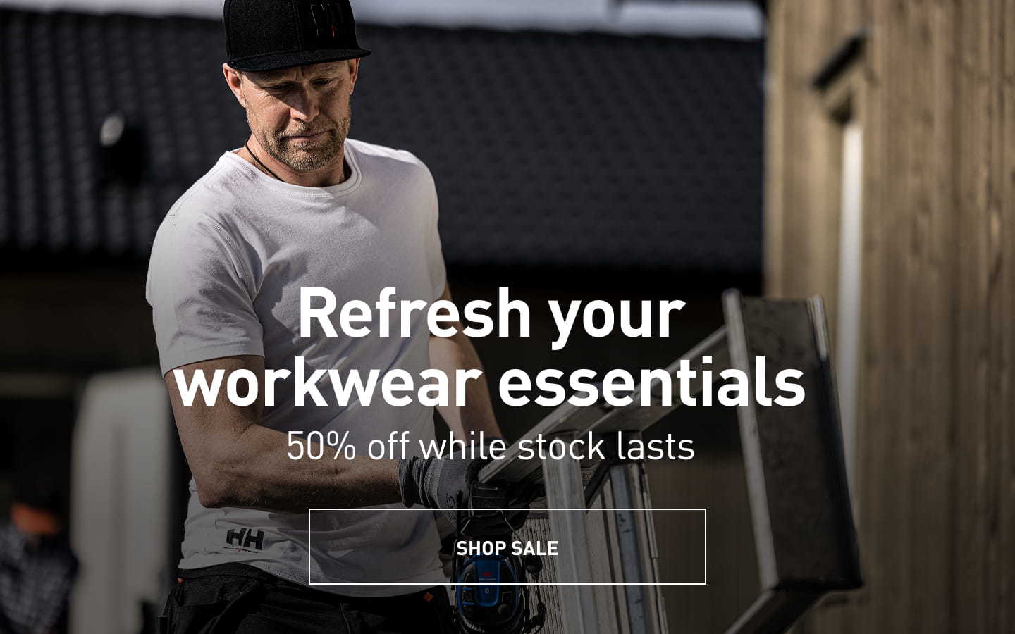 Refresh your workwear essentials. 50% off while stock lasts 