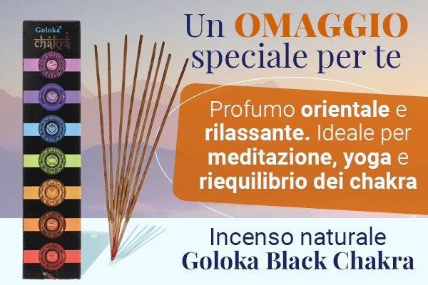 Incenso Goloka Black Chakra in Omaggio