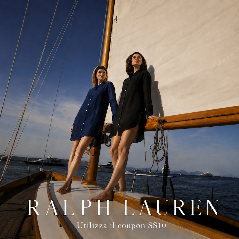 RALPH LAUREN Abito chemisier blu