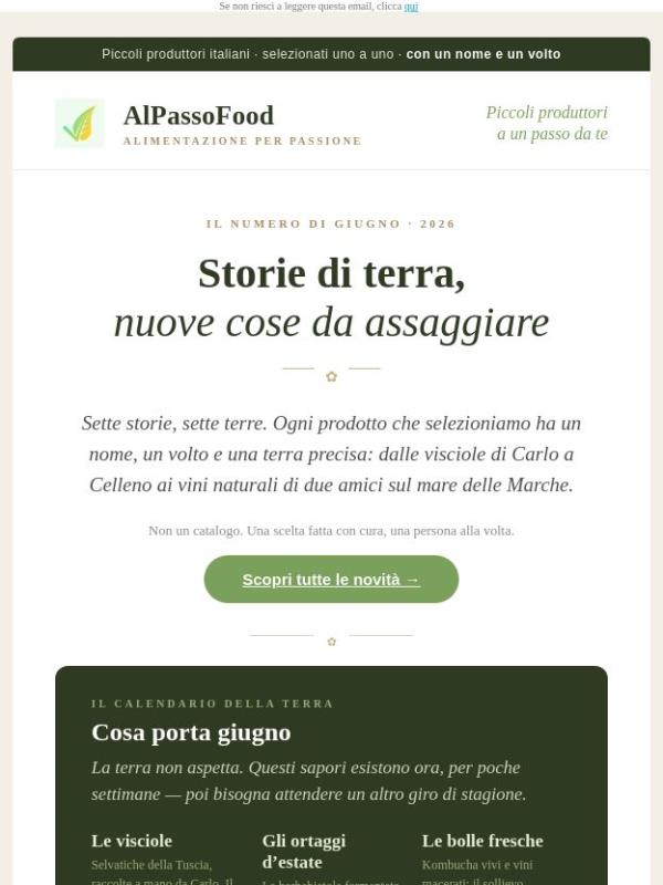 🌿 Sette storie di terra + una cena vegetale a quattro mani