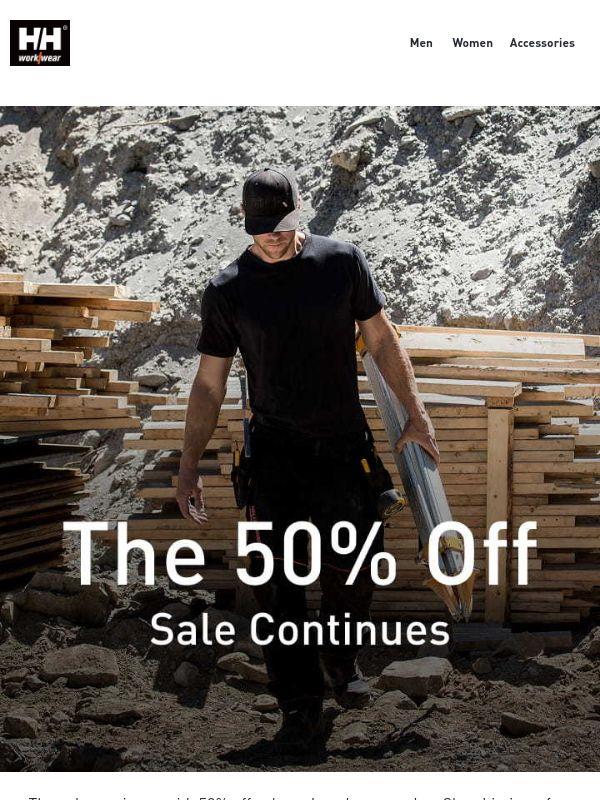 50% off is still live