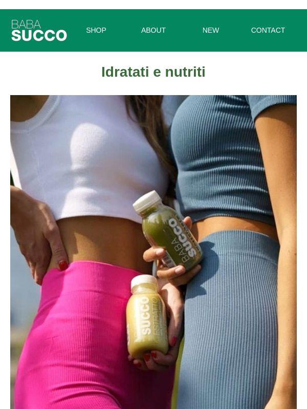 Idratati e nutriti☀️💧