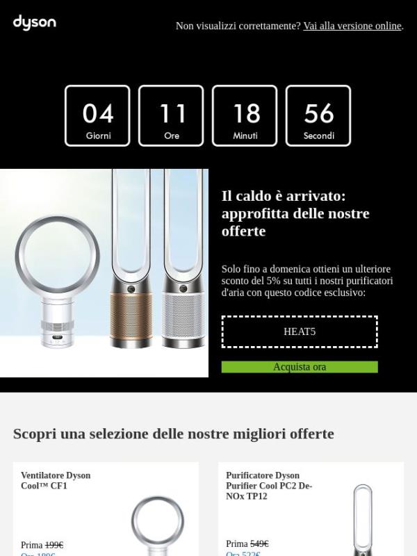 Il caldo è arrivato: approfitta delle nostre offerte