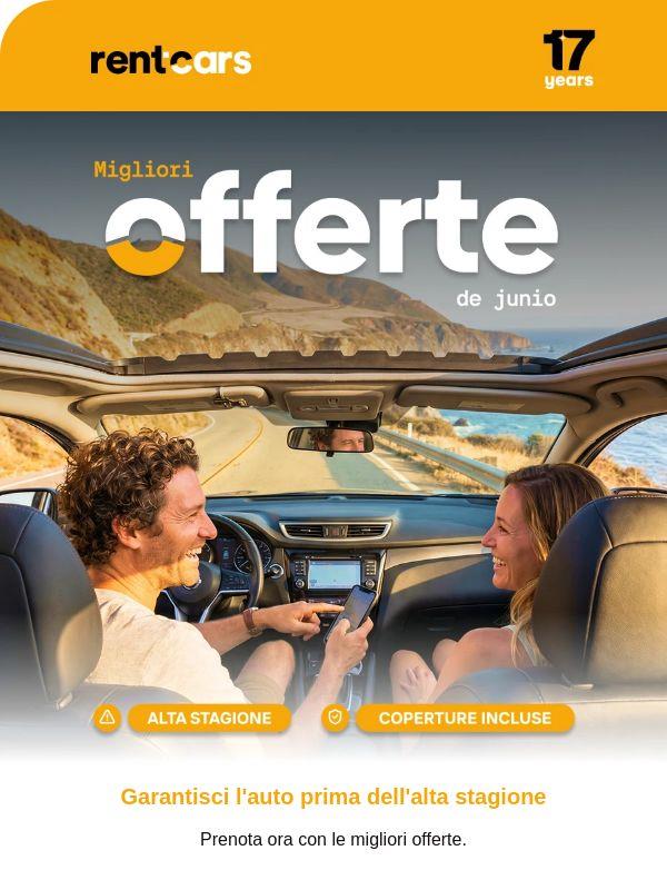 🚗 Giugno con sconti fino al 𝟰𝟬%