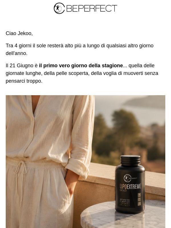📅 4 giorni all'Estate: il tuo corpo ti aspetta!
