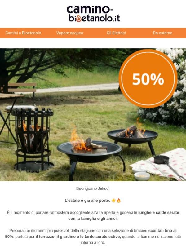 Risparmia fino al 50% su una gamma selezionata di bracieri 🔥