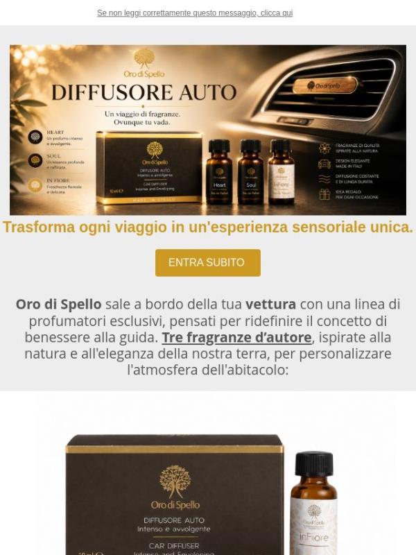Oro di Spello, Trasforma ogni auto in un'esperienza di Lusso