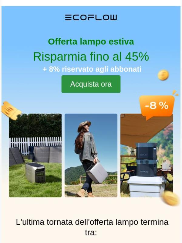 ⏳ Ancora qui: Offerte estive sui nostri prodotti migliori!