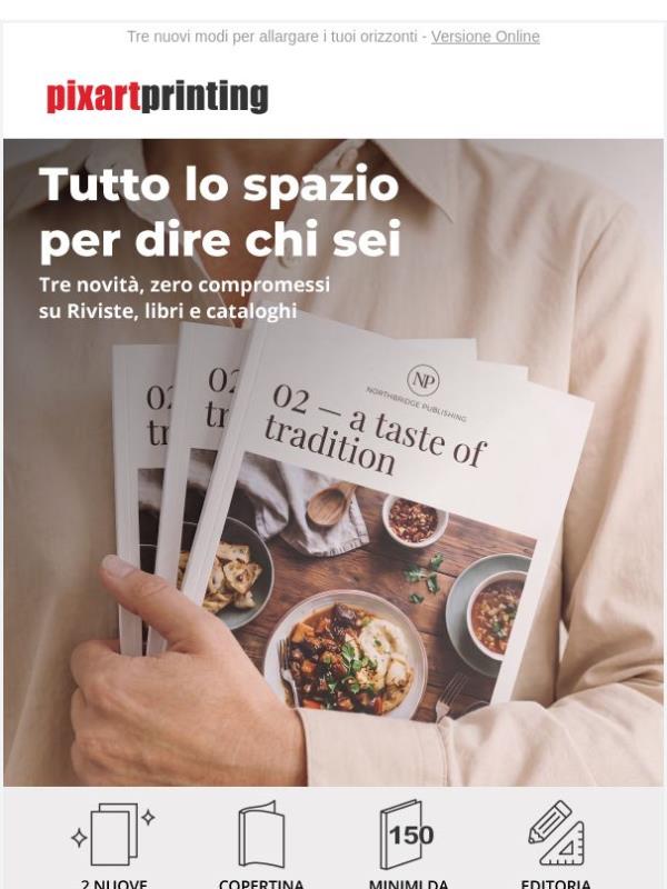 Riviste, libri e cataloghi: più scelta, meno vincoli