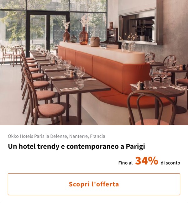 Un hotel trendy e contemporaneo a Parigi