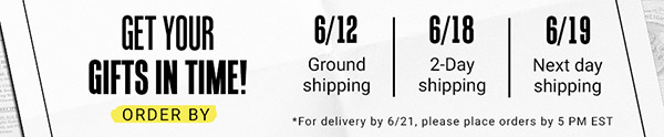 Get your gifts in time