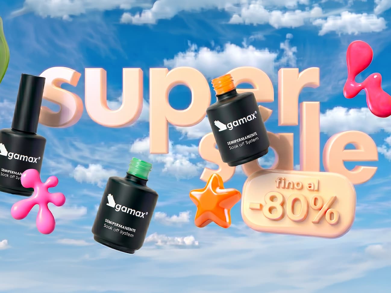 &nbsp;Ciao Cara , l'estate è il periodo in cui il salone non si ferma mai. Le clienti vogliono mani curate per il mare, sguardi definiti senza trucco, pelle pronta per la bella stagione. Per questo abbiamo messo in offerta tutto quello che ti serve per affrontarla. Non una categoria, ma l'intero salone. Unghie, make-up, hennè, estetica. Fino all'80% di sconto.​