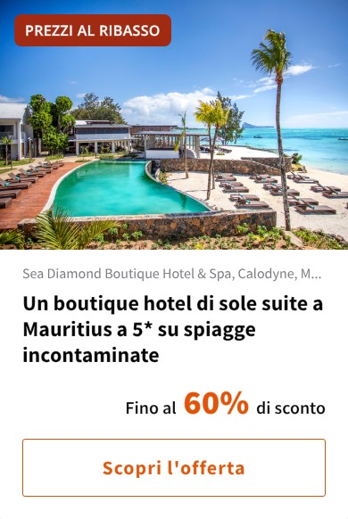 Un boutique hotel di sole suite a Mauritius a 5* su spiagge incontaminate