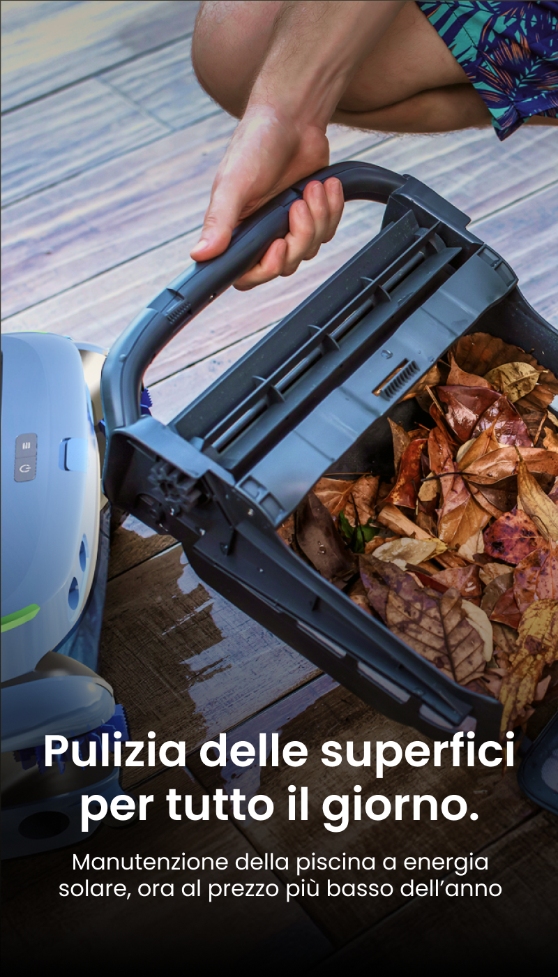 Pulizia delle superfici per tutto il giorno.